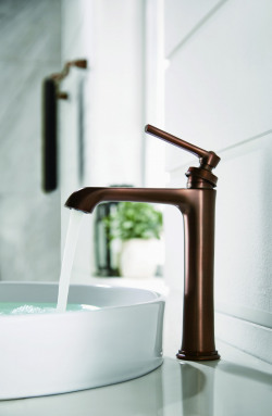 Flova Liberty oil rubbed bronze tall basin mixer LITBAS-ORB-