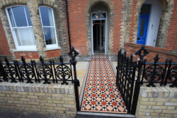 Victorian path tiling original style