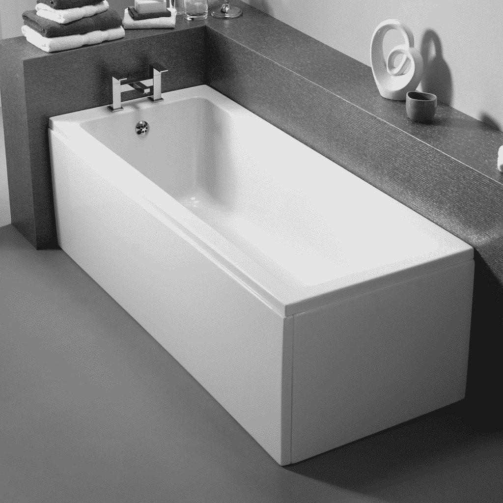 Puracast Bloque Single End Acrylic Bath