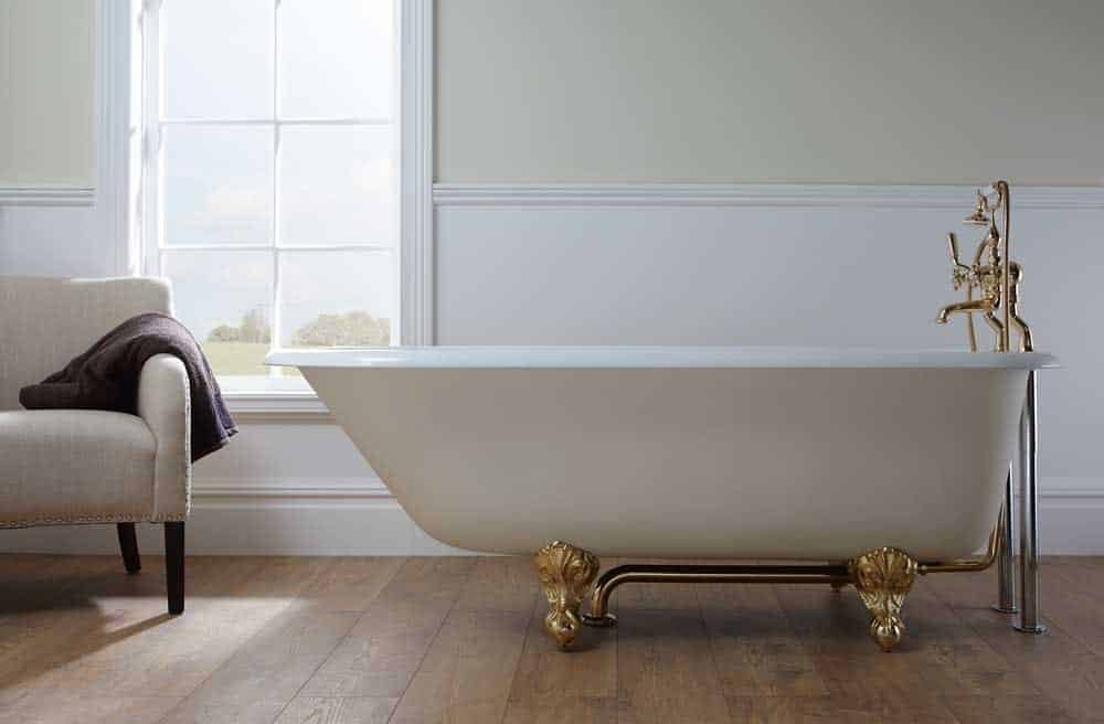 Imperial Waldorf Cast Iron Single Ended Bath