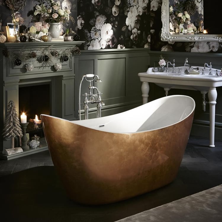 Heritage Hylton Copper Effect Bath