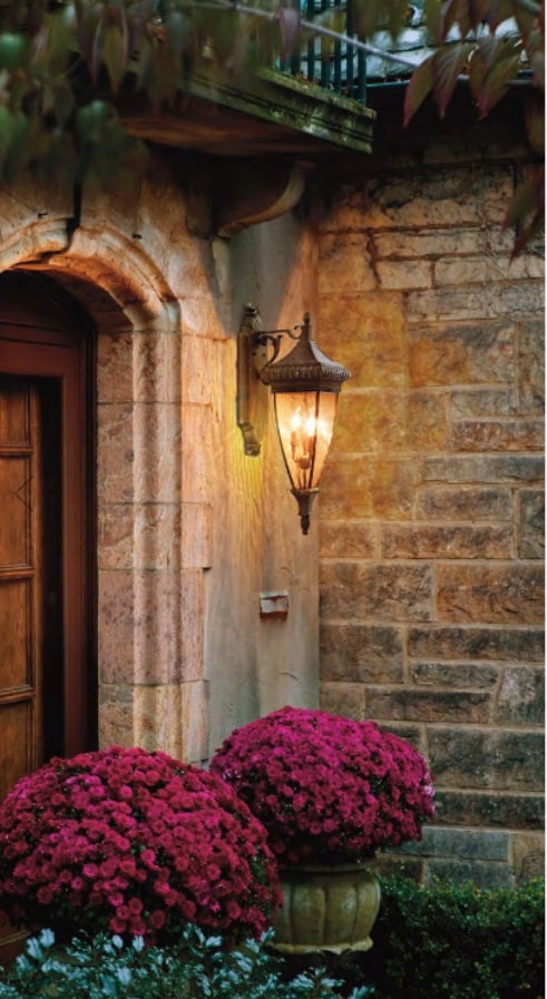 Venetian Rain exterior light