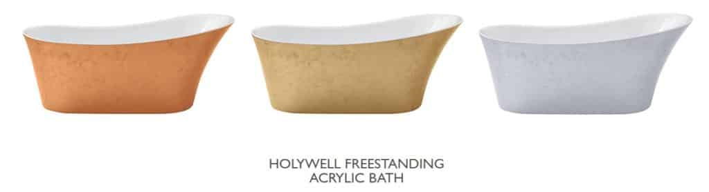 Heritage Holywell Copper Effect Bath