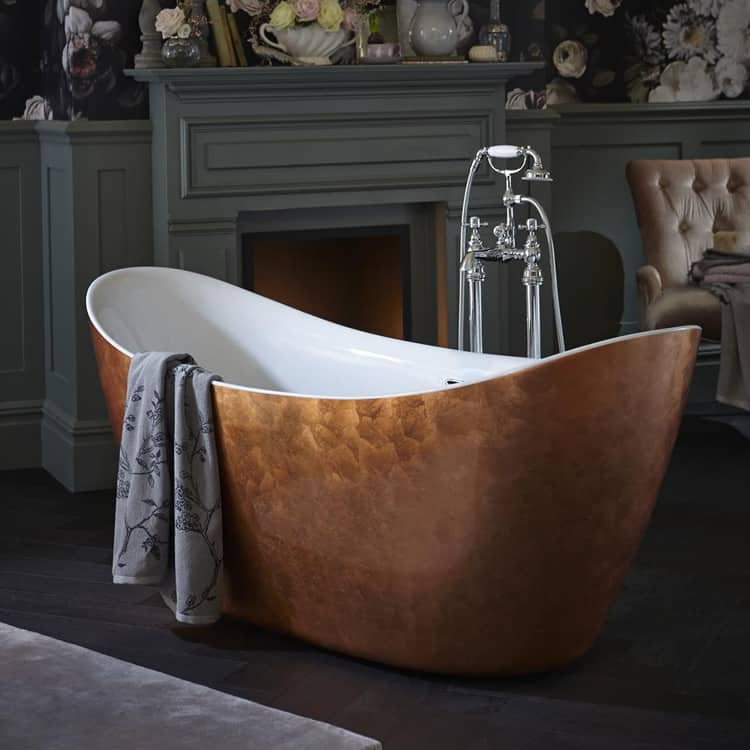 Heritage Hylton Copper Effect Bath