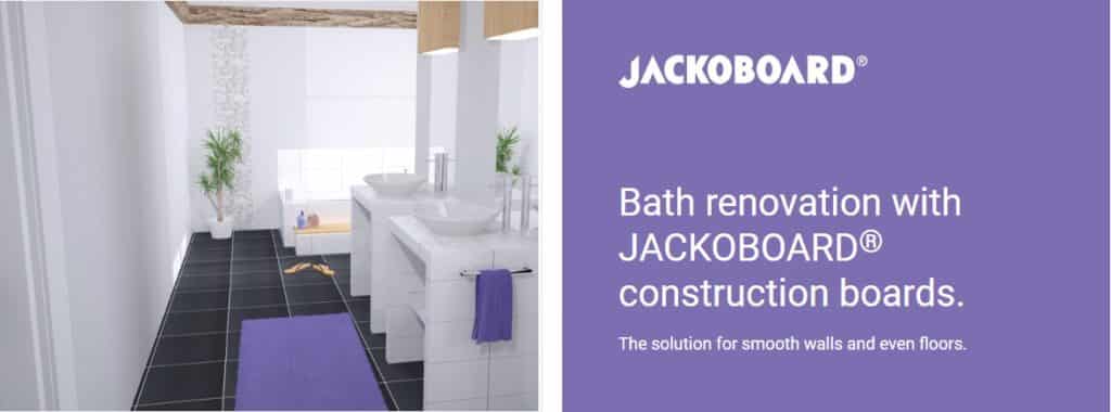 Water resistant wall and floor board