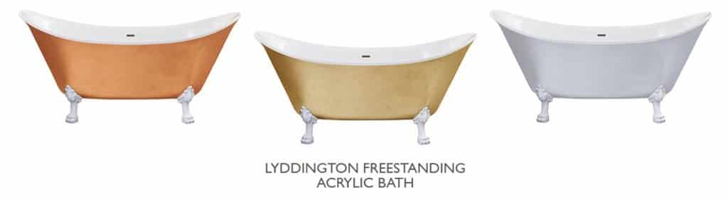 Heritage Lyddington Copper Effect Bath