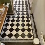 Victorian floor -  Oxford chequerboard design