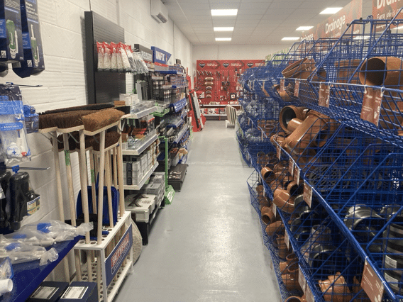 Beccles Tile Centre trade counter plumbing parts soil pip waste fittings